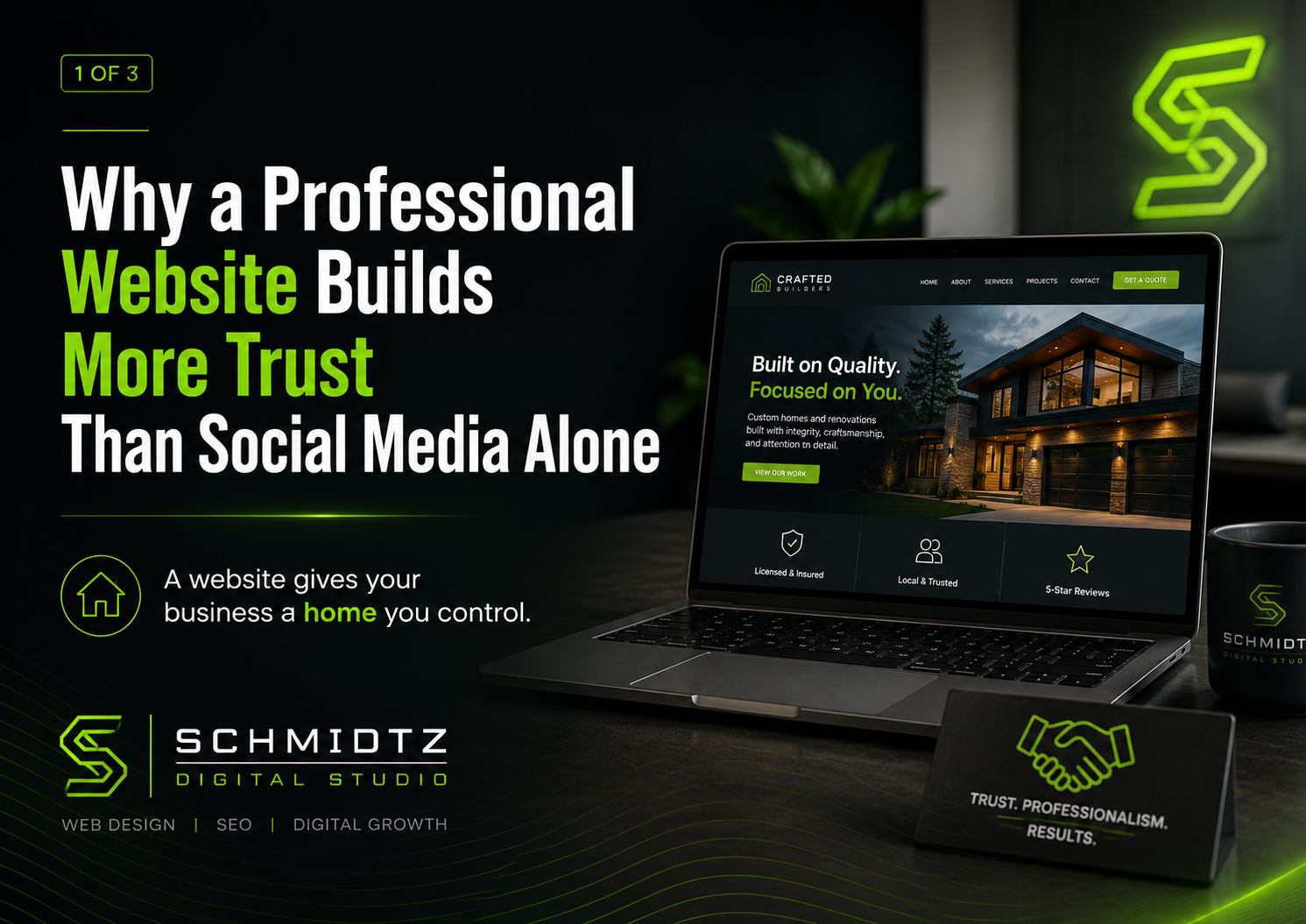 Why a Professional Website Builds More Trust Than Social Media Alone