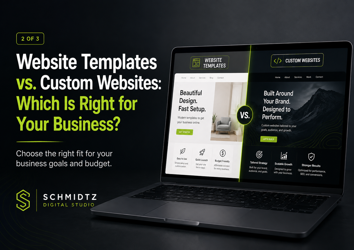 Website Templates vs. Custom Websites: Which Is Right for Your Business?