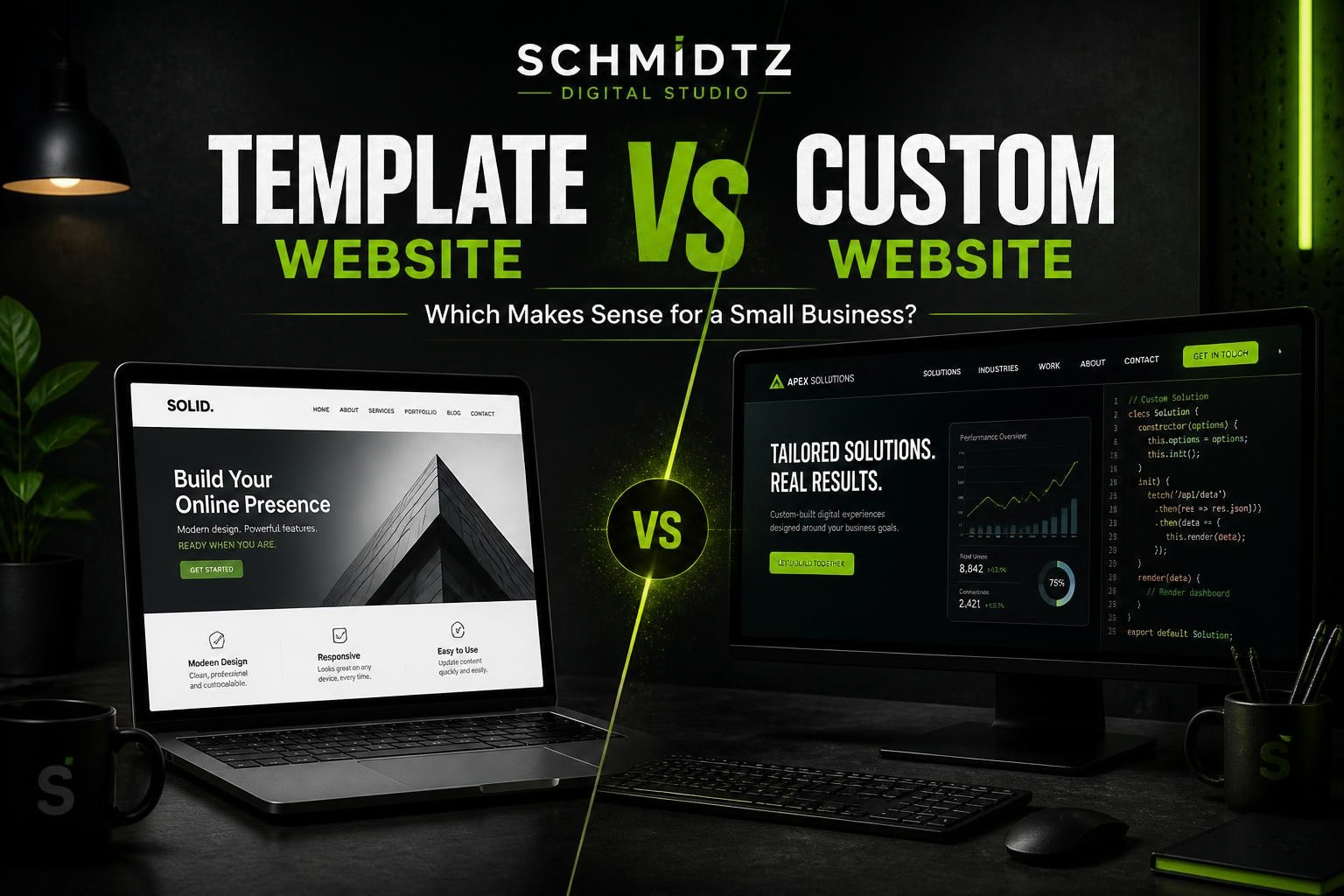 Website Template vs. Custom Website: Which Makes Sense for a Small Business?